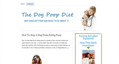 Desktop Screenshot of dogpoopdiet.com